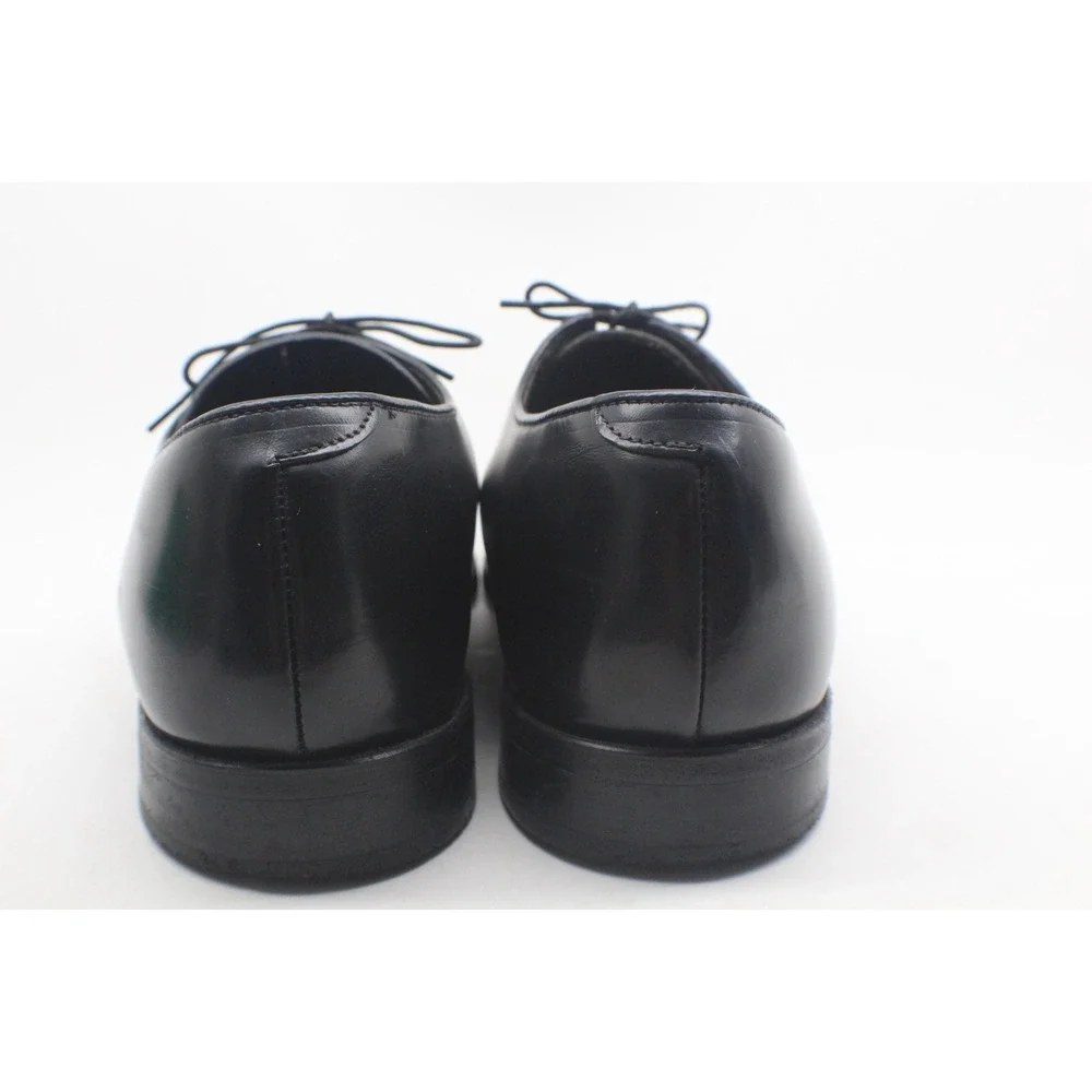 Keith Highlanders 912 Apron Toe Oxford Dress Shoes Men's 10 EEE Black Leather